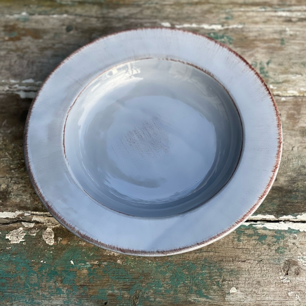 Pier 1 Toscana blue handpainted earthenware Soup/salad bowl